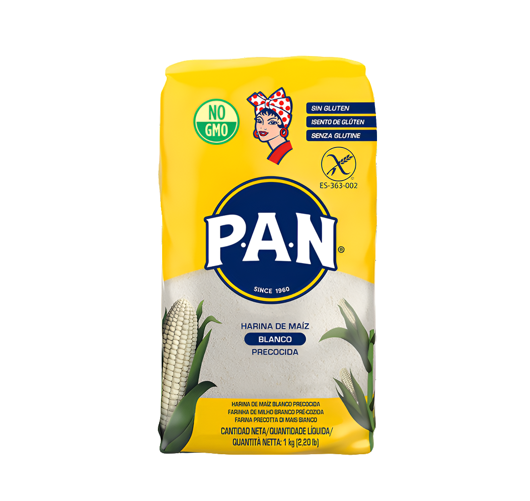 Harina de maiz blanco no GMO PAN 1kg