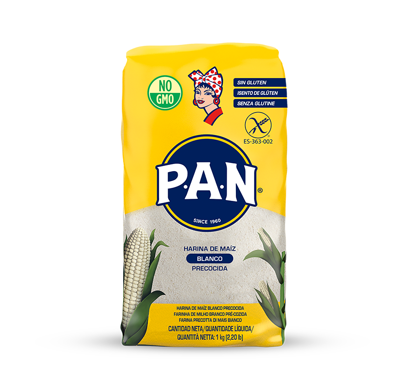 Harina de maiz blanco no GMO PAN 1kg