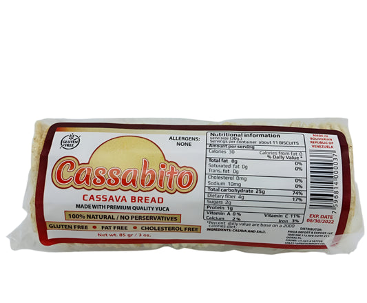 Cassabito natural 85g