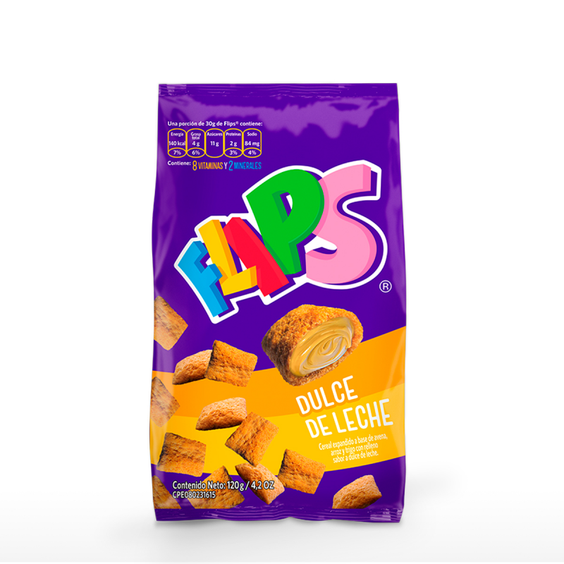 Flips Dulce de leche 120G